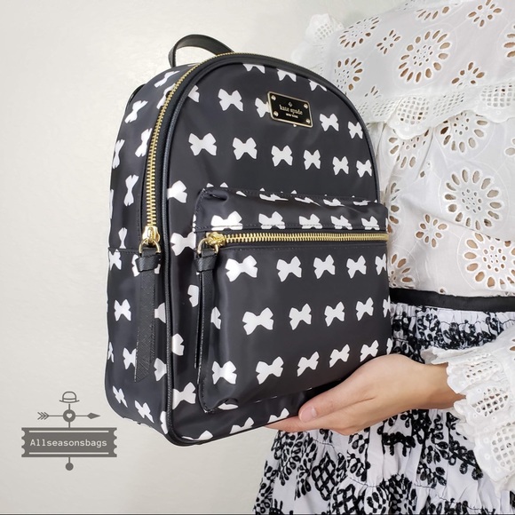 NWT Kate Spade Small Bradley Wilson bow Backpack - Picture 6 of 8